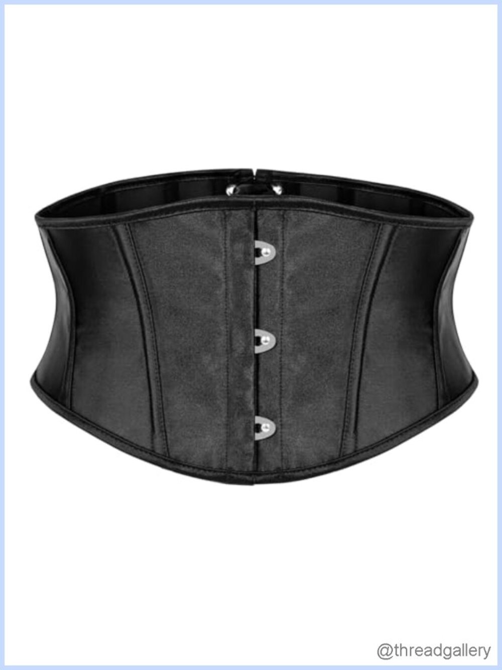Women's Corset Wide Belt Boned Lace Up Underbust Renaissance Steampunk Costume